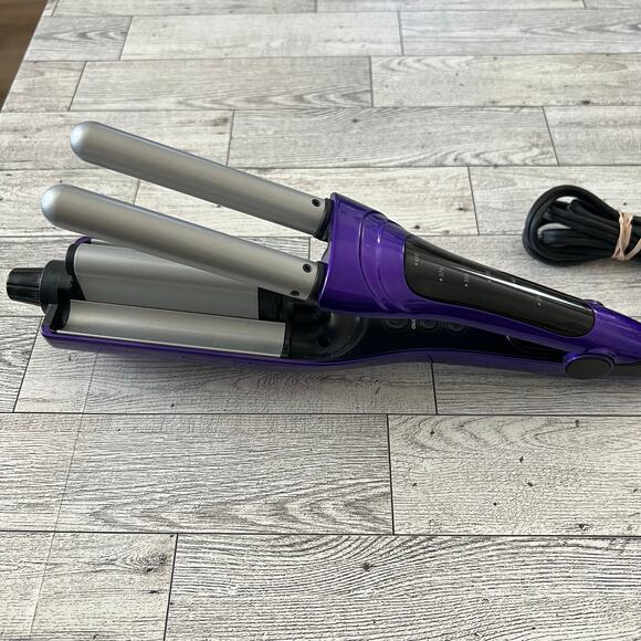 TIGI Bed Head A Wave We Go Hair Waver - PURPLE Curling Waves Iron BHC336FD - Picture 1 of 5